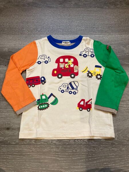 ホットビスケッツ 長袖 Tシャツ 110 美品 ミキハウス