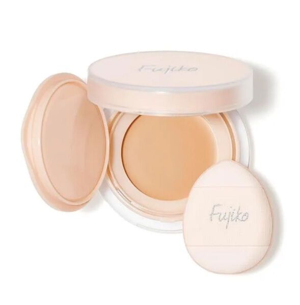 フジコFujikoお直しパクト02ベージュ ファンデーション メイク直し SPF50+ PA++++