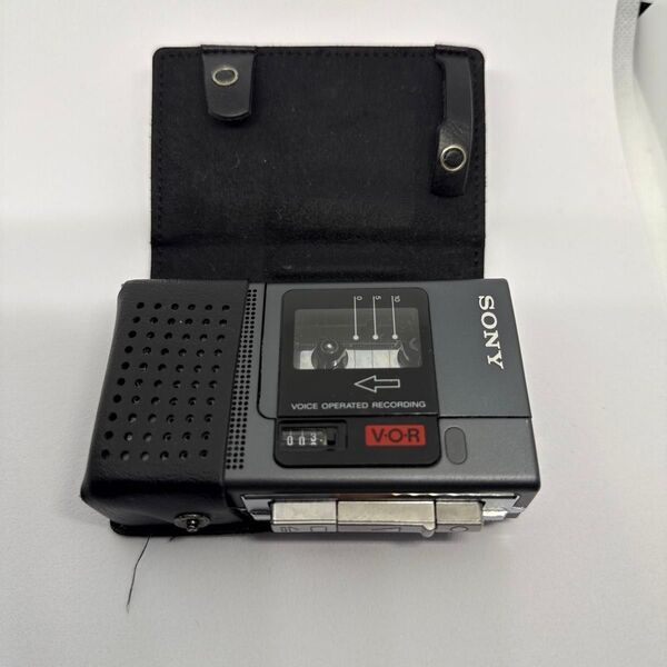 SONY マイクロカセットレコーダー M-88 ジャンク品 ケース付