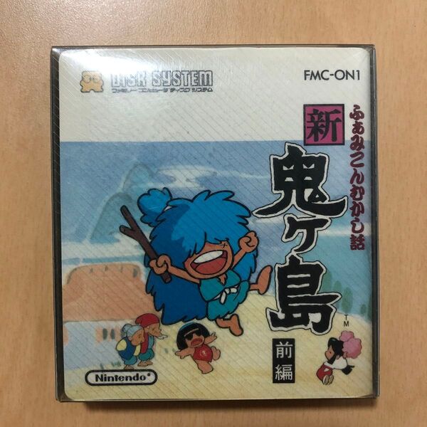 ファミコンソフト FC ディスクシステム 新鬼ヶ島 前編 外箱 説明書付き