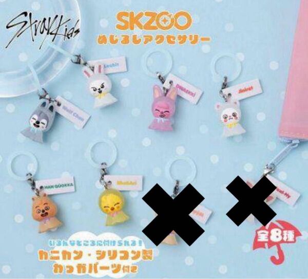 SKZOO めじるしアクセサリー 6種類セミコンプリートセット スキズ