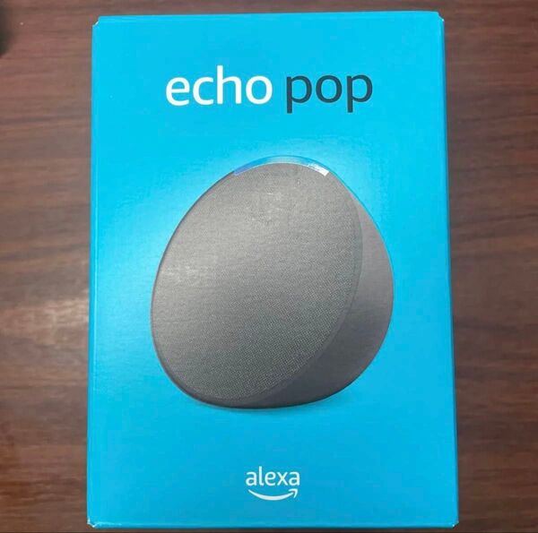 新品未開封 コンパクトスマートスピーカー with Alexa Echo Pop B09WX3PJ3X チャコール