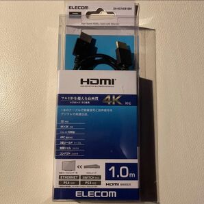 新品 エレコム HDMI ケーブル 1m 4K×2K対応 ブラック DH-HD14EB10BK