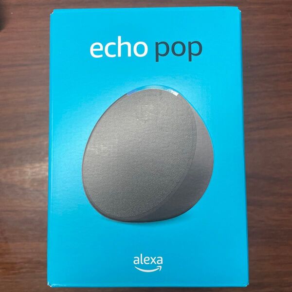 新品未開封 コンパクトスマートスピーカー with Alexa Echo Pop B09WX3PJ3X チャコール