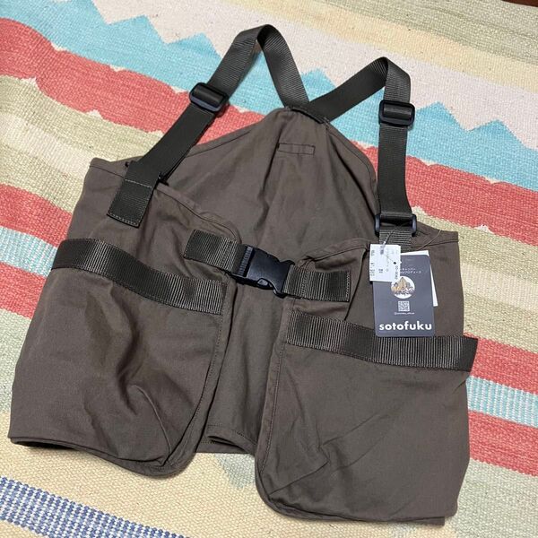 新品 130 sotofuku キャンプベスト タグ付き キッズ 子供 バースデイ しまむら