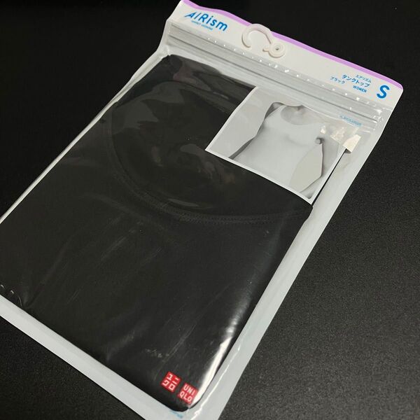 エアリズム タンクトップ 黒 ブラック S ユニクロ UNIQLO