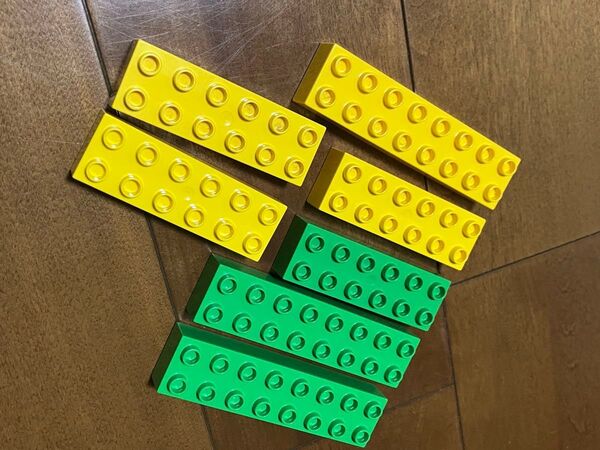 レゴ デュプロ バラ 色々カラフル詰め合わせ 長いプレート