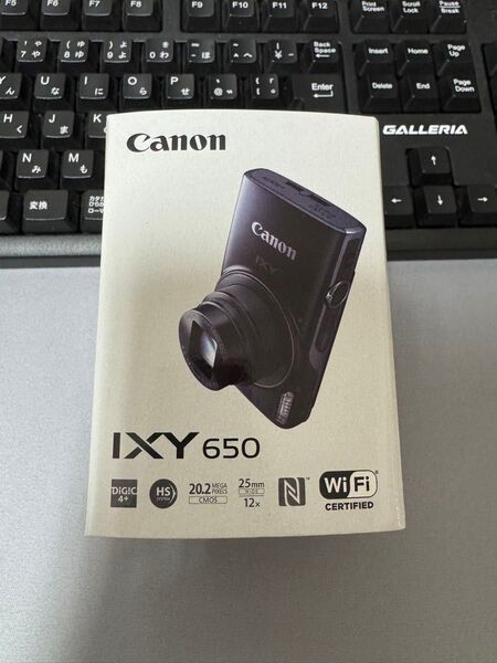 新品未使用 Canon IXY650 ブラック デジタルカメラ コンパクトデジタルカメラ キャノン 正規品
