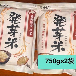 北海道産発芽米 750g×②袋
