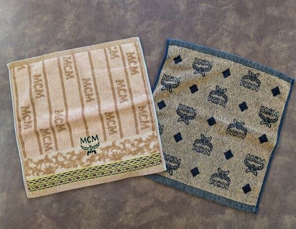 新品 MCM ハンドタオル ウォッシュタオル 2枚セット