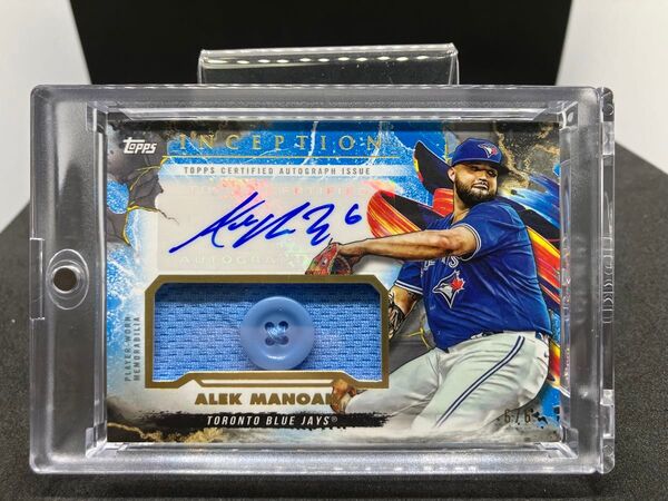 【6/6 ジャージナンバー】Alek Manoah 直筆サインカード Topps Inception 2023【MLB】