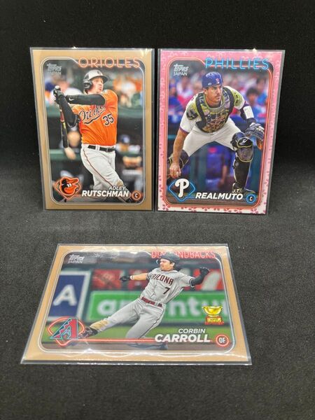 【topps japan edition】Topps MLB公式カード3枚セット【cherry /25】
