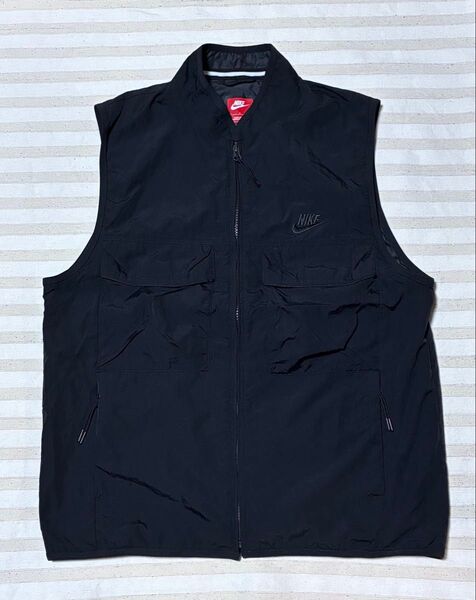 ナイキ テック メンズ ウーブン ベスト Nike Tech Men's Woven Vest Sサイズ ナイロンベスト 黒