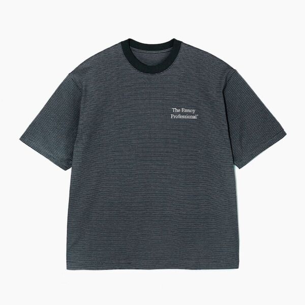 新品未開封 Ennoy S/S Border T-Shirt BLACK × WHITE XLサイズ