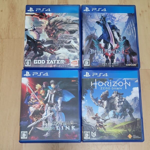 PS4 ソフト 4本セット まとめ売り プレイステーション4 PlayStation4