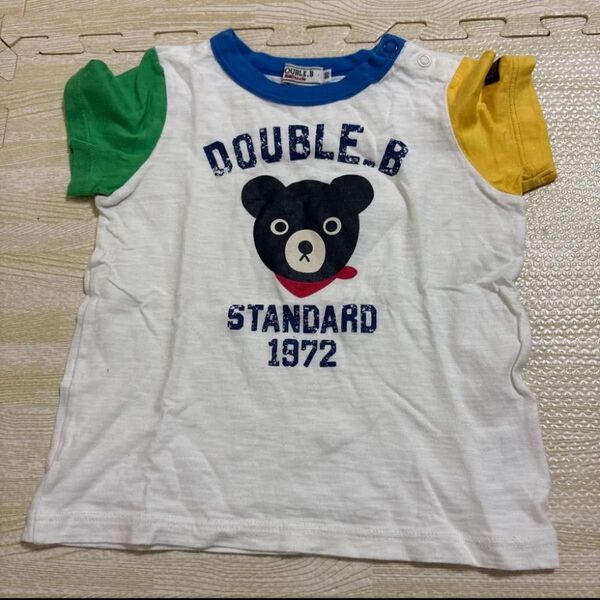 ダブルビー 半袖Tシャツ 90 ビー君