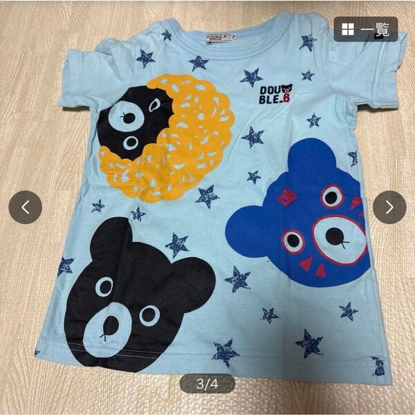 DOUBLE.B Tシャツ 110 ミキハウス