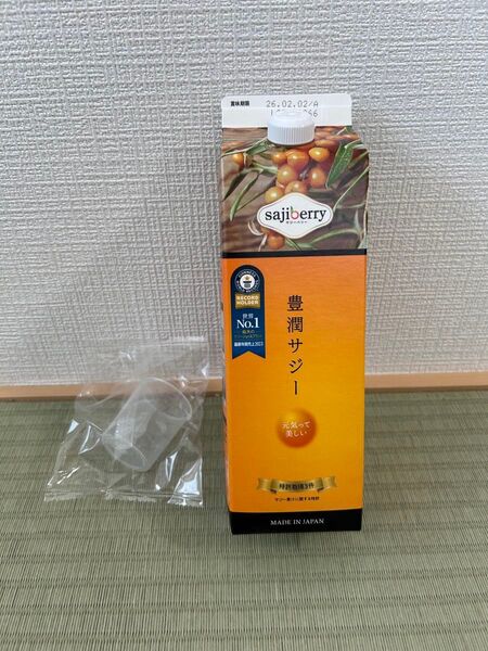 豊潤サジー サジージュース 紙パック 500ml 未開封 フィネス 賞味期限2026