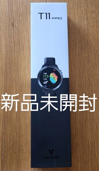【新品未開封】ボイスキャディ VOICE CADDIE T11 PRO GPSナビ ゴルフナビ 腕時計型 ブラック 黒 距離計