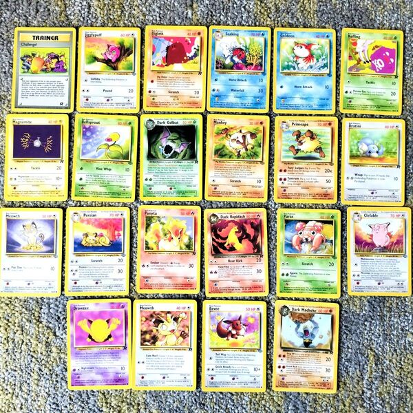 ポケモンカード 英語 旧裏 22枚 まとめ売り