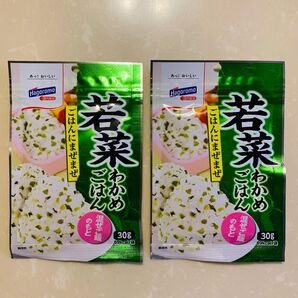 【おすすめ!】【ポイント消化!】はごろも 国内製造 若菜わかめごはん 30g×2袋 はごろもフーズ 株式会社 混ぜご飯のもと