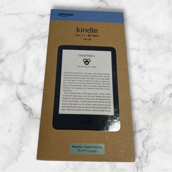 新品未開封 New Kindle 16GB マッチャ電子書籍 リーダー 0840414673731