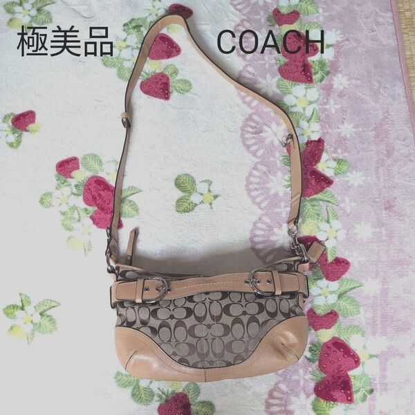極美品 COACH ショルダーバッグ