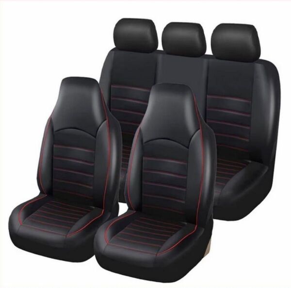 新品 車用シートカバーセット軽/普通車全席用合成皮革車フロント&リアシートプロテクター防水カーシートカバー