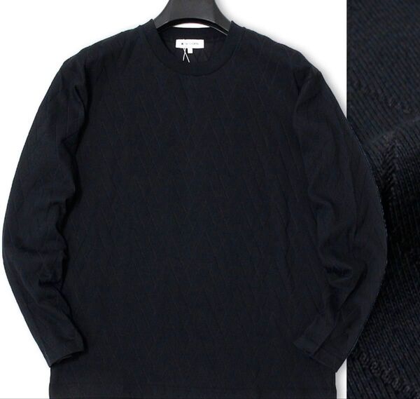 タケオキクチ ジオメトリック リンクス 長袖 Tシャツ カットソー 黒 THE SHOP TK メンズ クルーネック ブラック
