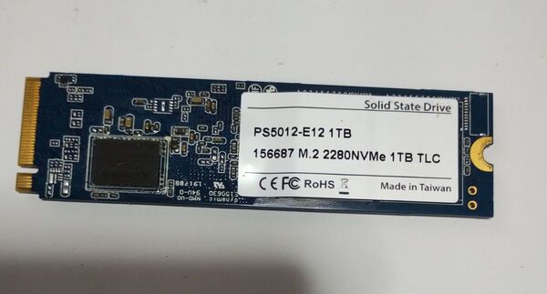 【中古】PHISON製 M.2 NVMe SSD 1TB