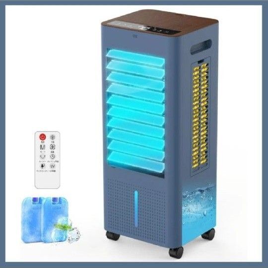 冷風機 冷風扇 扇風機 イオン発生 強力 スポットクーラー LED液晶 首振り タイマー リモコン付き 空気清浄 スポットエアコン