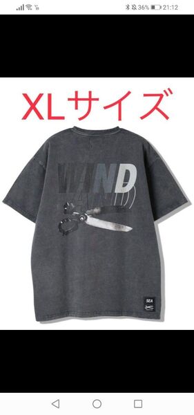 WIND AND SEA × DENHAM WDS (WIND) Sulfer S/S Tee GRAY XLサイズ