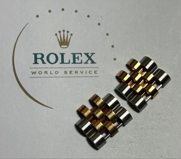 良品 美品 ロレックス ROLEX 純正 4 コマ 駒 16233 16013 コンビ K18YG SS デイトジャスト メンズ
