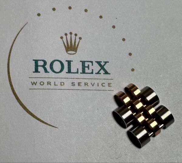美品 ロレックス ROLEX 純正 2 コマ 駒 179171 コンビ K18PG SS デイトジャスト レディース 付属品 予備