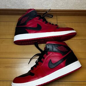 NIKEエアジョーダン1 ミッド "リバース ブレッド 27.0センチNIKE