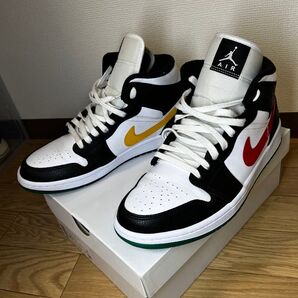 美品 ナイキ ウィメンズ エアジョーダン1 ミッド 27.5センチNIKE