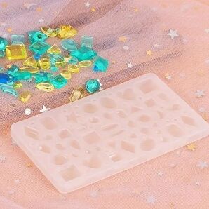 ハンドメイド用シリコンモールド☆小粒宝石型