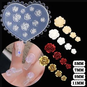 薔薇 ネイル☆シリコンモールド