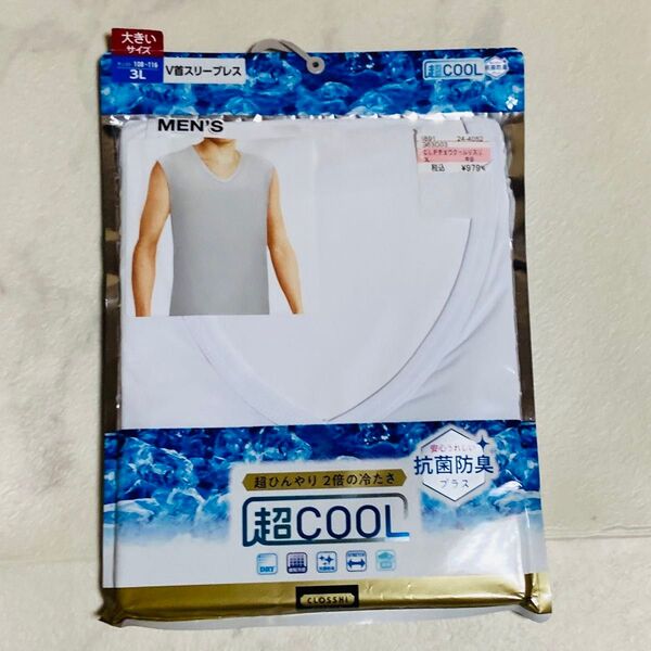 CLOSSHI 超COOL V首スリーブレス 3L