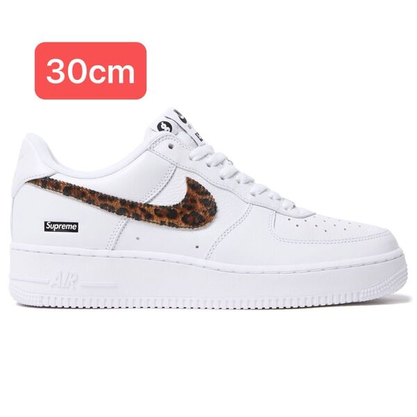 GOODENOUGH × Supreme × Nike Air Force 1 Low "White/Leopard" 25SS