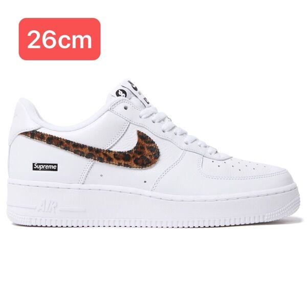 GOODENOUGH × Supreme × Nike Air Force 1 Low "White/Leopard