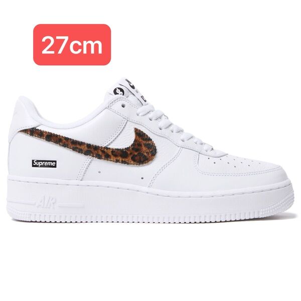 GOODENOUGH × Supreme × Nike Air Force 1 Low "White/Leopard"