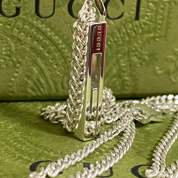GUCCI 新品同様品 カットアウトGネックレス 喜平チェーン 極美品 925