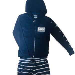 セール7/21まで大幅値下げ2000円引き MUTA ムータ セットアップ グレー ボーダー マリン marine 水着 スイム