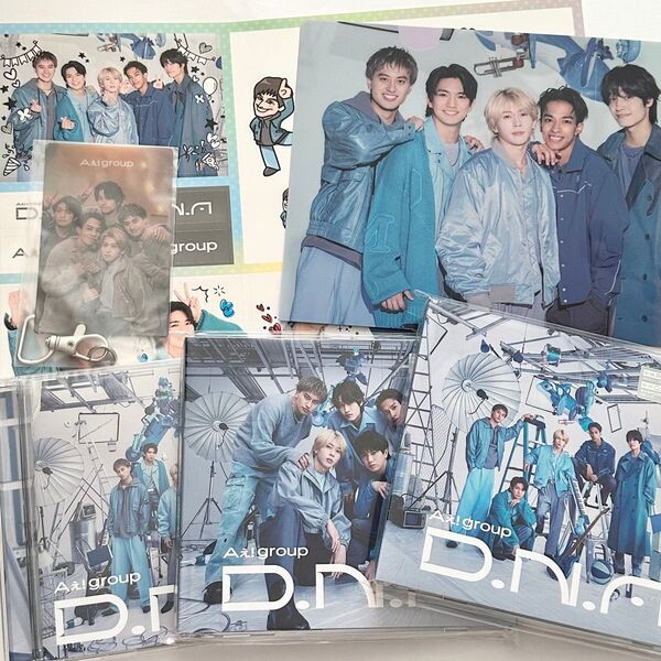 Aぇ!group D.N.A アルバム CD 初回限定盤 Blu-ray 通常盤 クリアファイル フォンタブ ステッカー 特典
