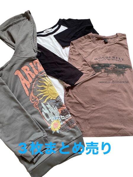 レディース メンズ トップス ファッション L〜2XL Niko and SHEIN Dazy 長袖半袖Tシャツ パーカー