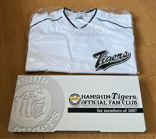 阪神タイガースファンクラブ入会特典 Tシャツ M-Lサイズ ホワイト 2007年
