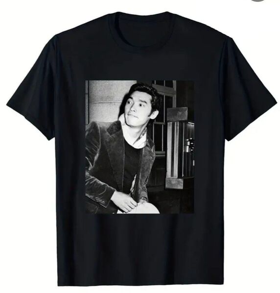 萩原健一 Tシャツ 黒 ブラック 映画 ムービー ドラマ 俳優