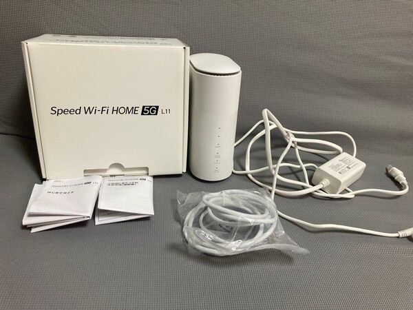 ホームルーター au Speed Wifi HOME 5G L11 ZTR01 付属品付き