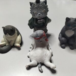 ガチャガチャ 猫 4個セット